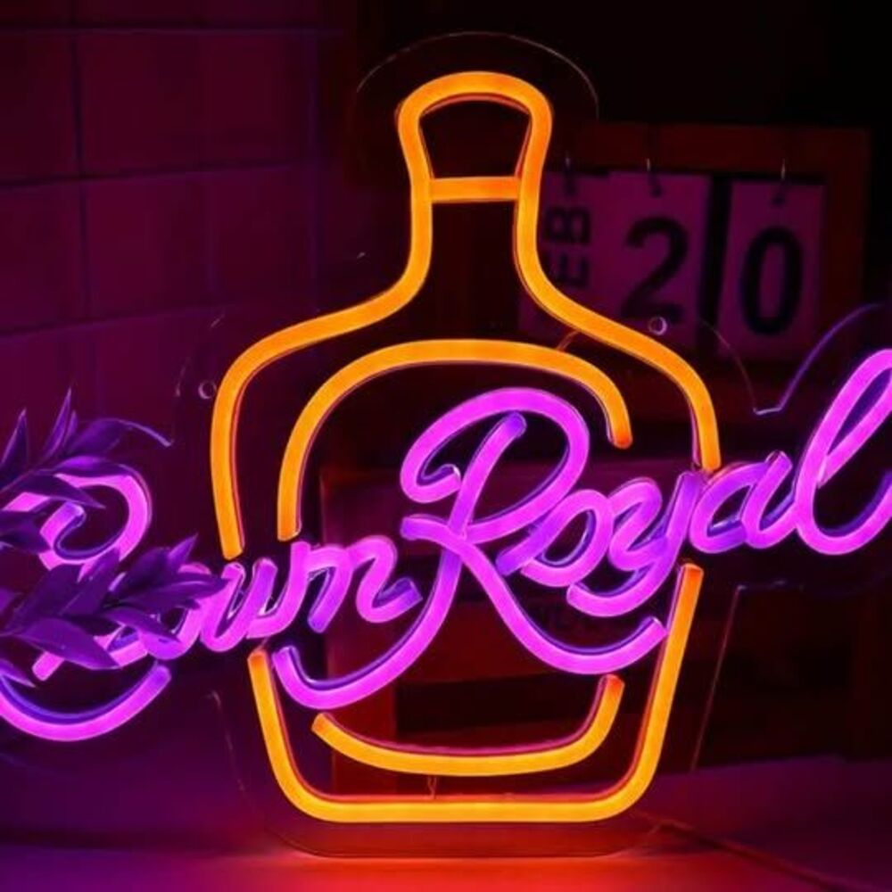 Crown Royal Neon Sign